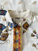 Blouse met uniform-dessin