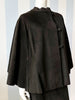 Zwart leren capeje