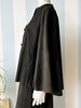 Zwart leren capeje