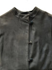 Zwart leren capeje
