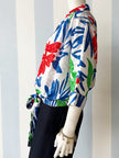 Matisse print strikblouse