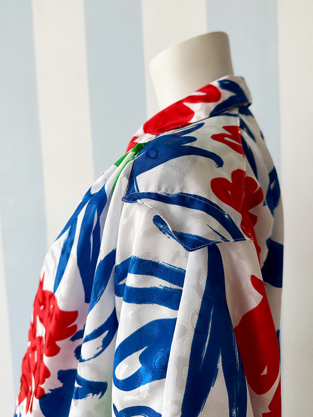 Matisse print strikblouse