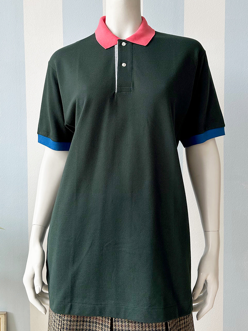 Donkergroene polo