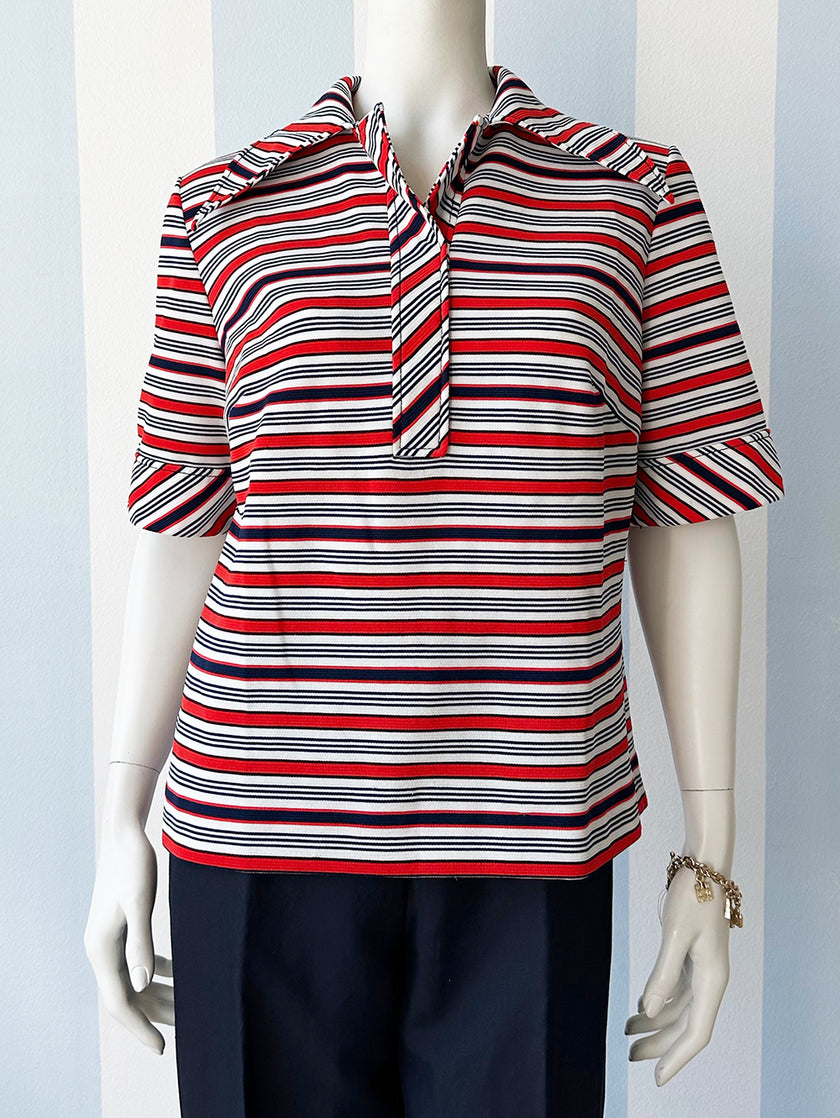 Gestreepte 70s top