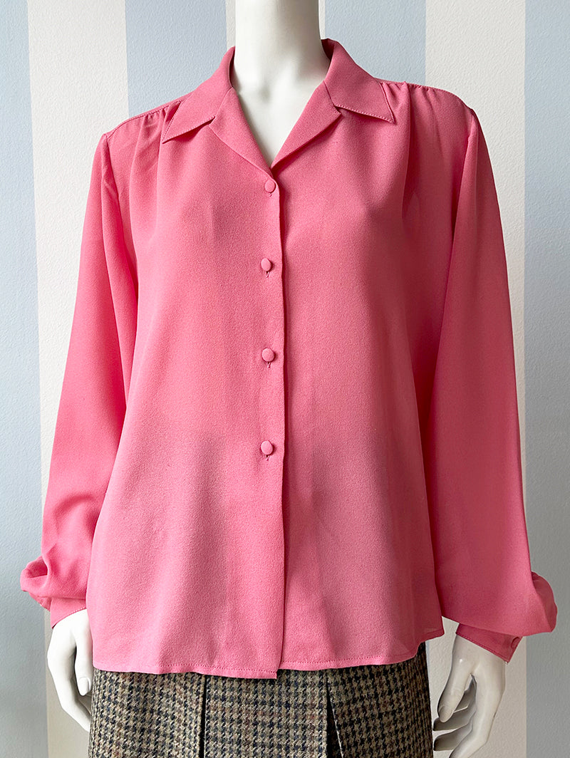 Roze 70s blouse