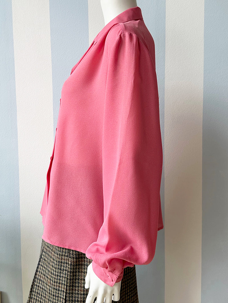 Roze 70s blouse