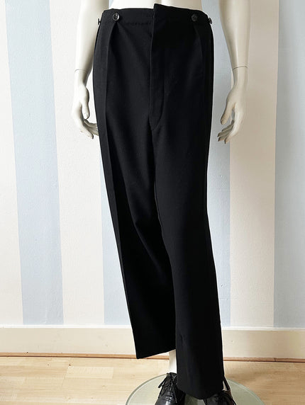 Zwarte wollen broek