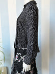 Zijden strikblouse