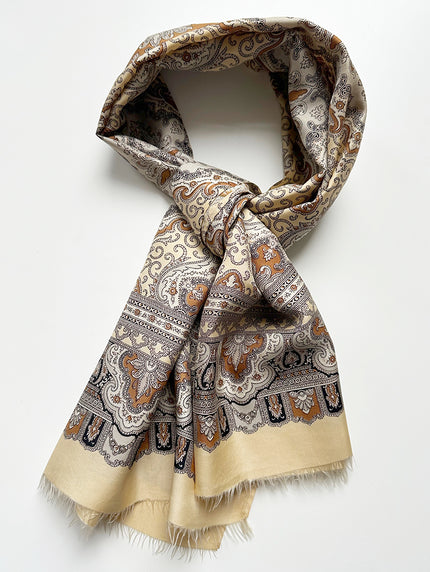 Zijden paisley sjaal