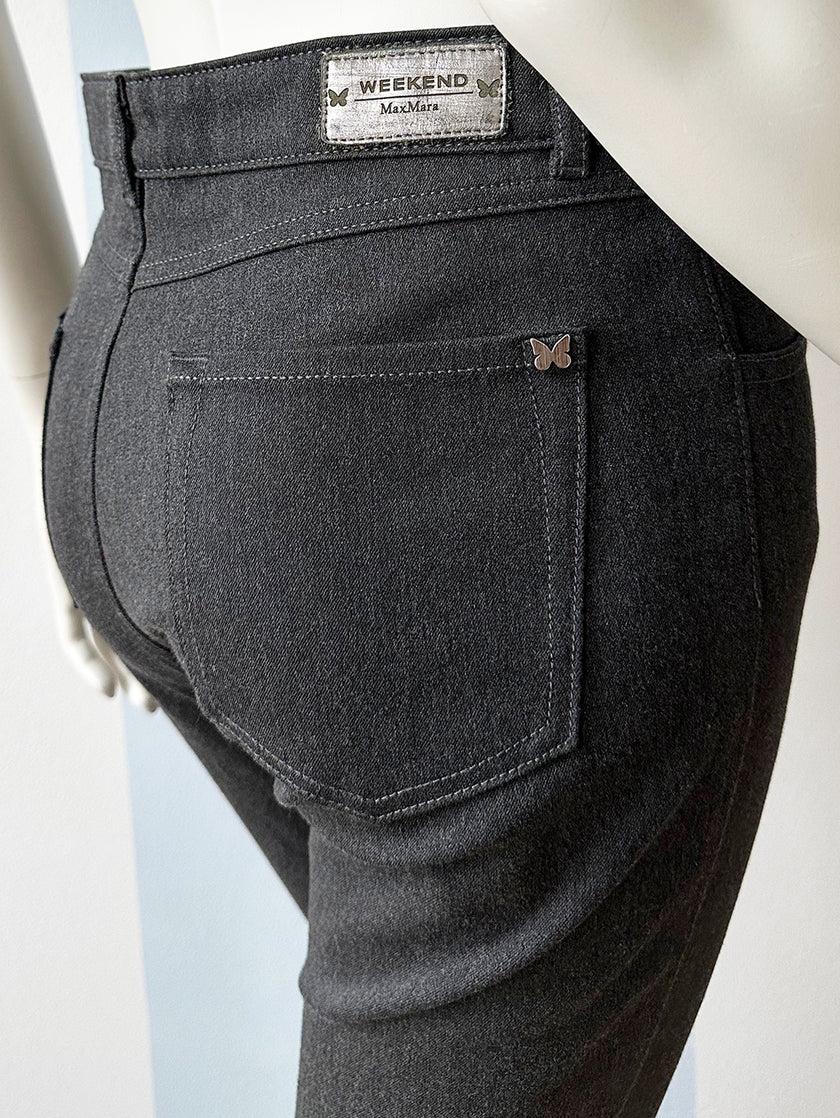 Grijze designer skinny broek