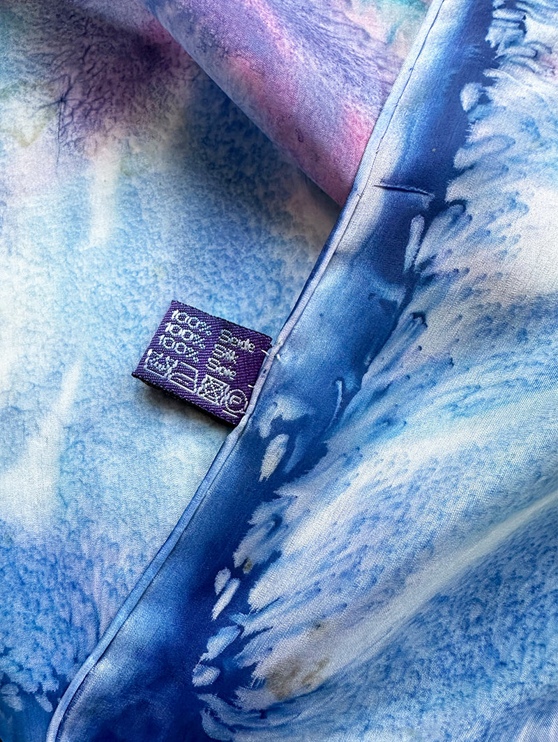 Zijden tie die sjaal