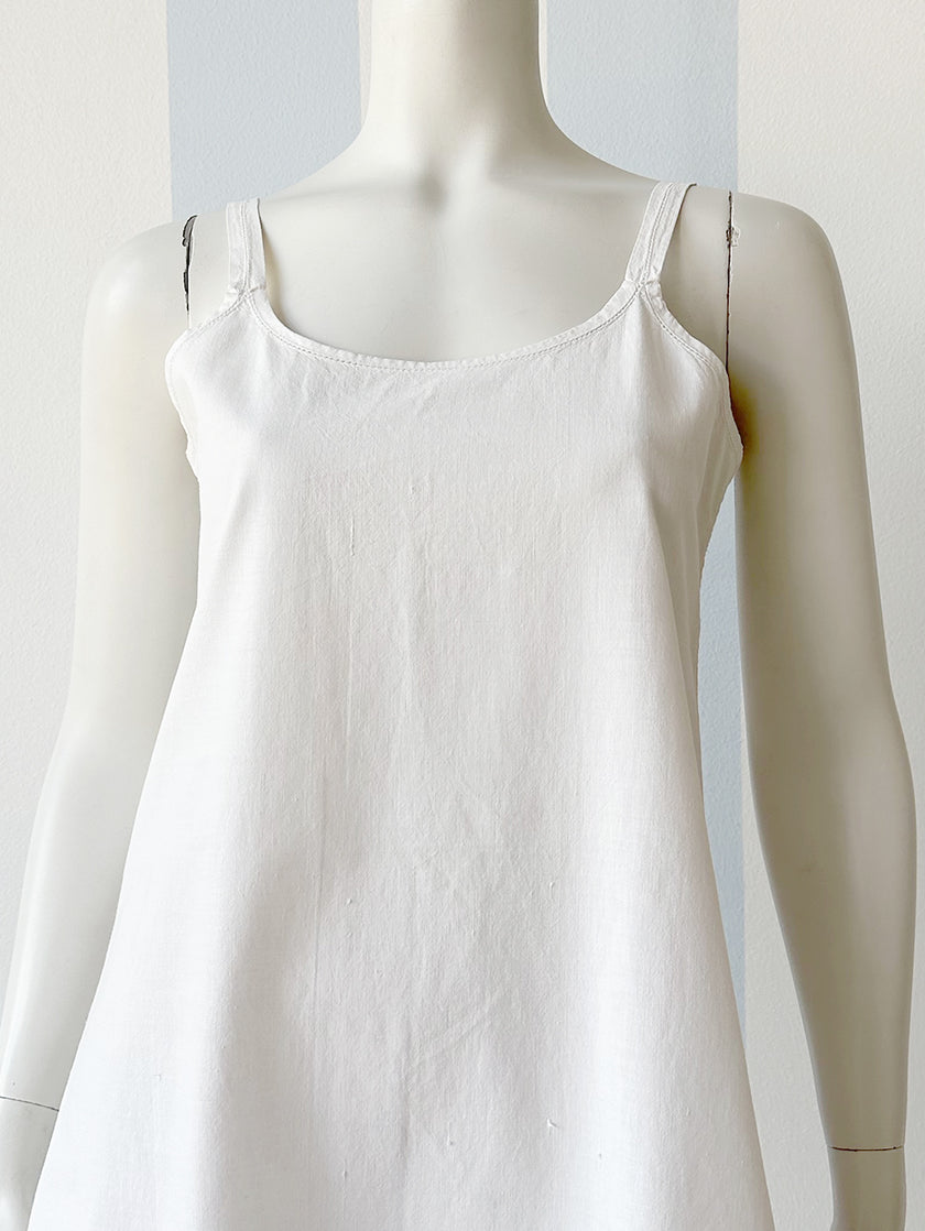 Wit lang brocante hemd