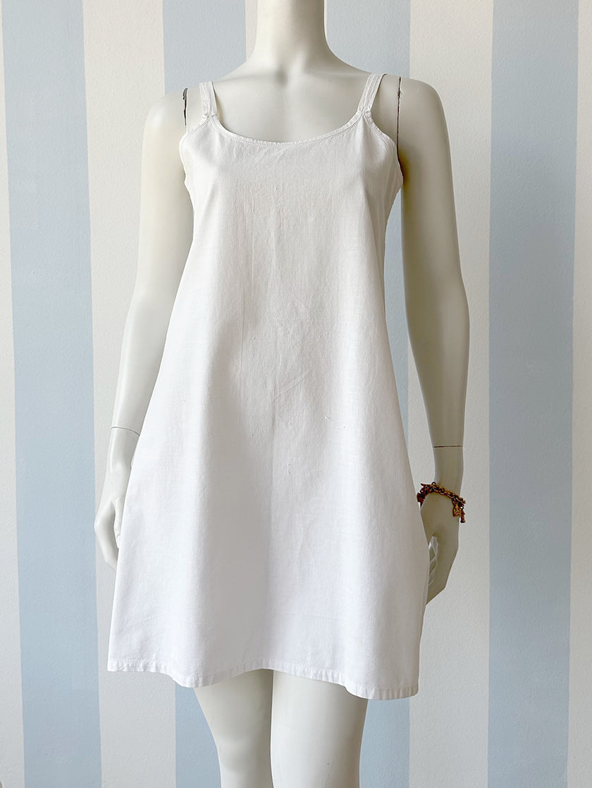 Wit lang brocante hemd