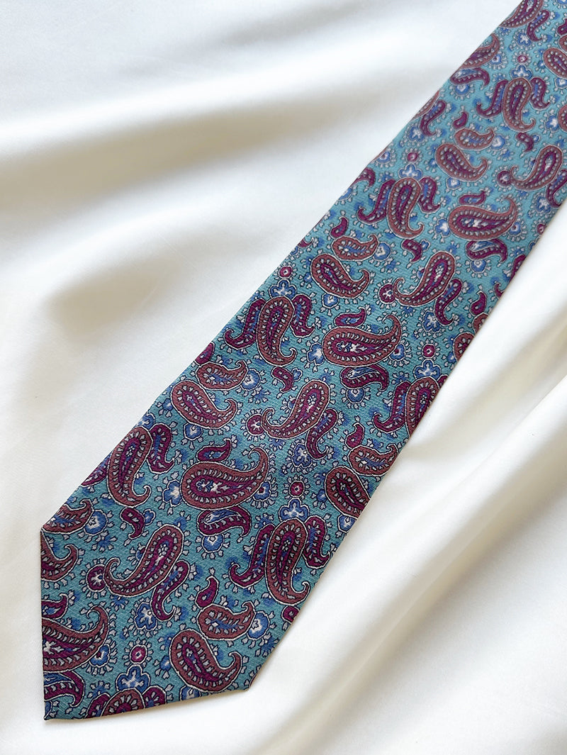 Paisley zijden stropdas