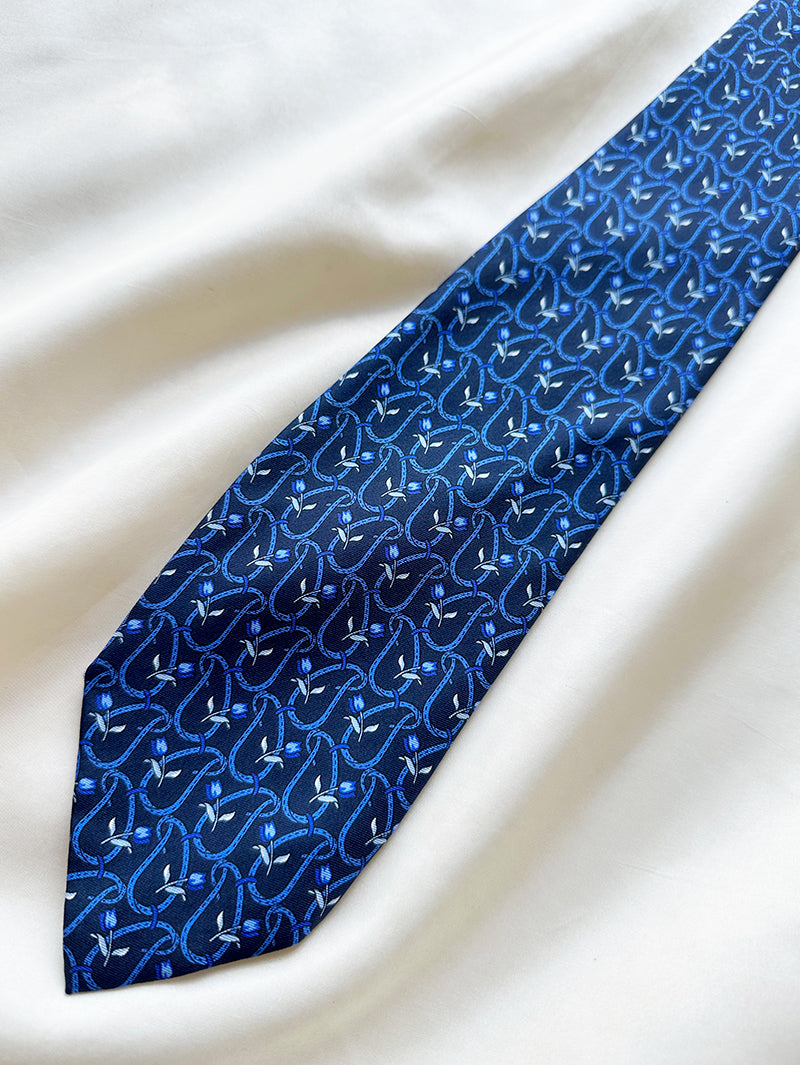 Vintage zijden designer stropdas