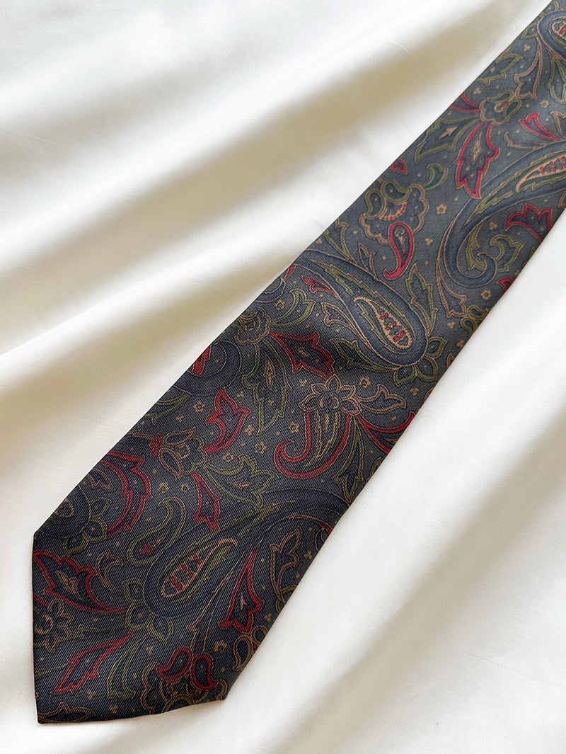 Vintage zijden designer stropdas