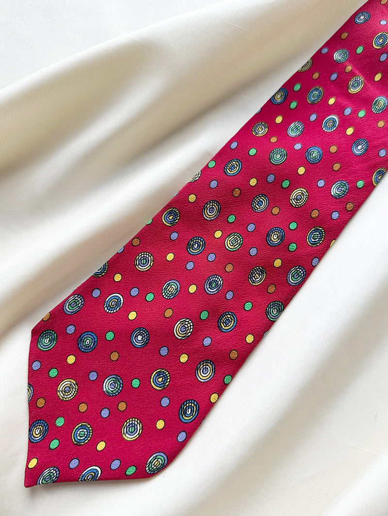 Vintage zijden designer stropdas