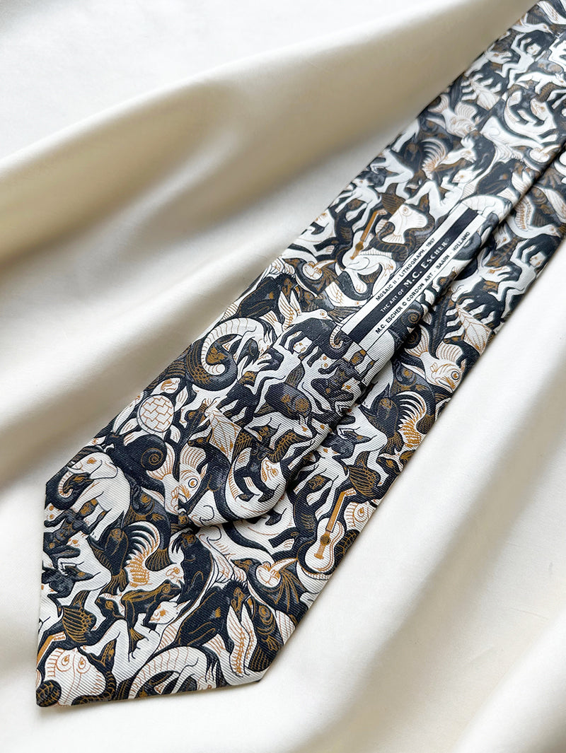 Zijden M.C. Escher stropdas