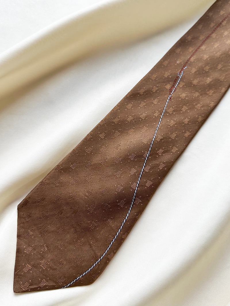 Vintage zijden designer stropdas