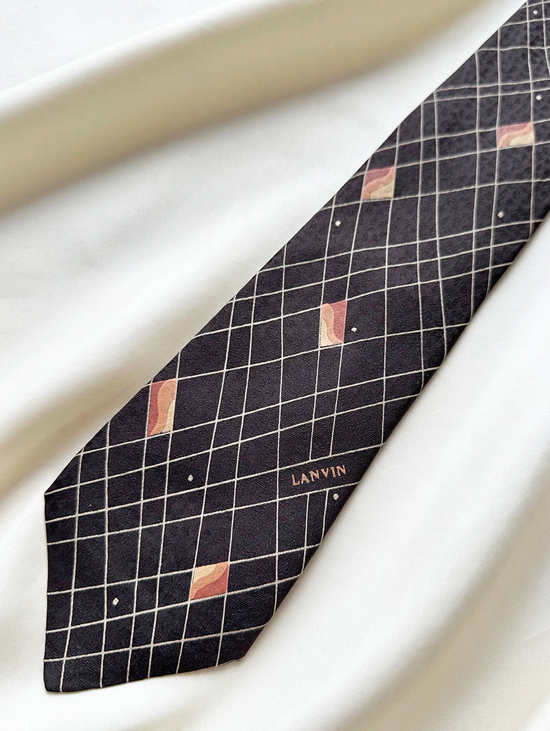 Vintage zijden designer stropdas