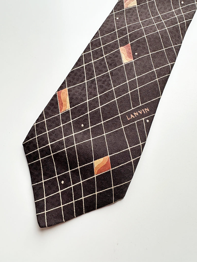 Vintage zijden designer stropdas