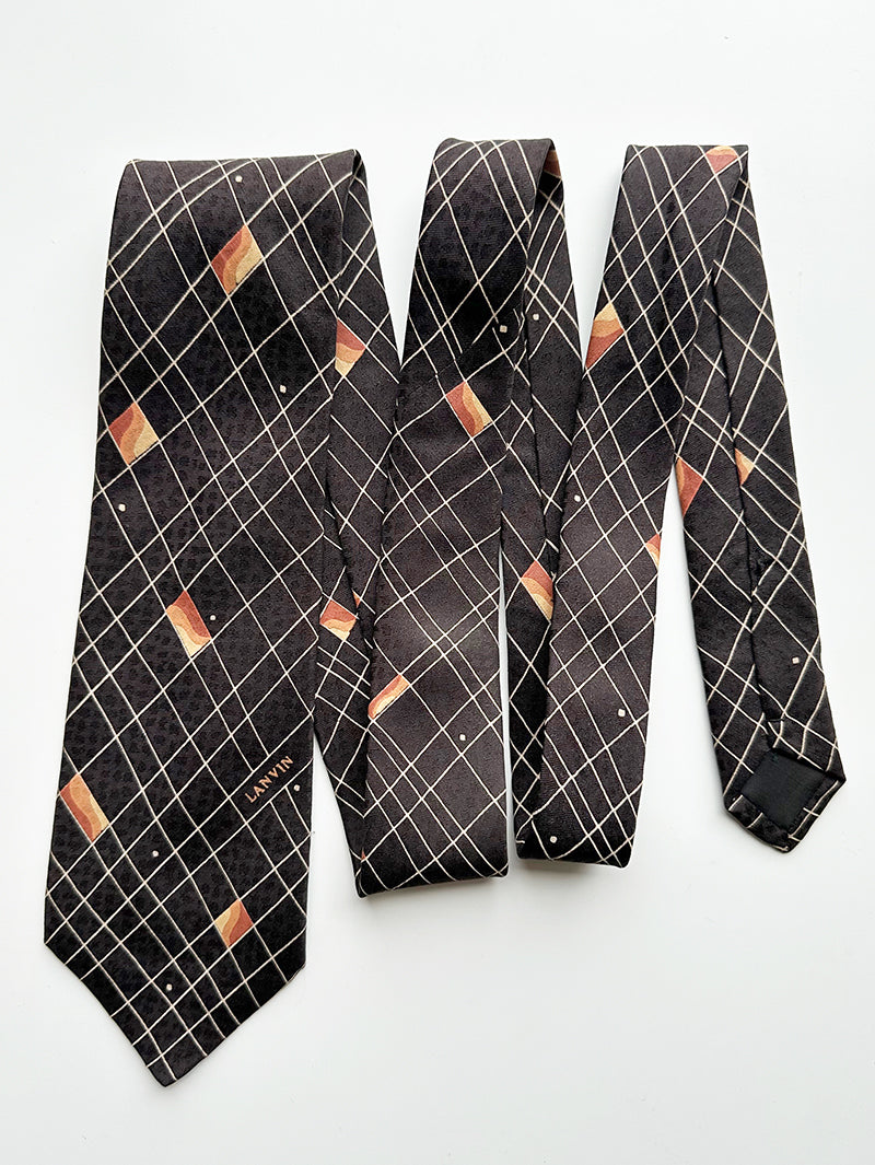 Vintage zijden designer stropdas