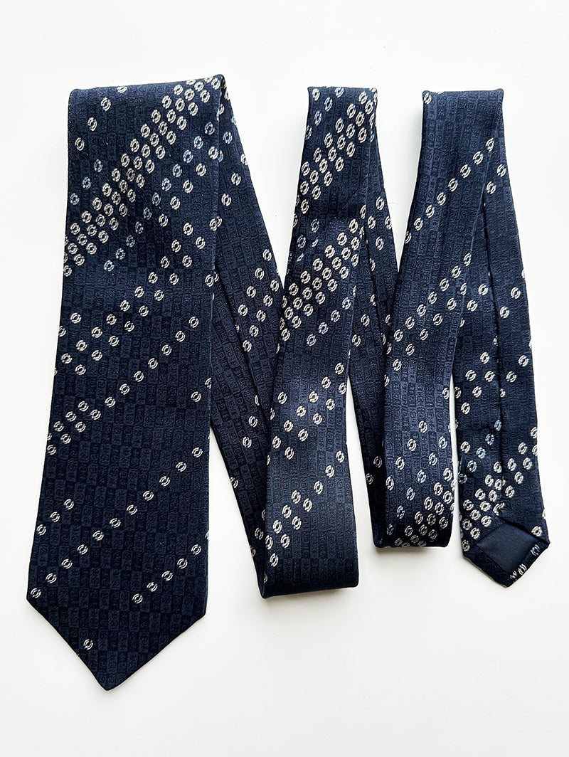 Vintage zijden designer stropdas