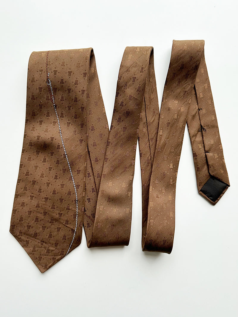 Vintage zijden designer stropdas