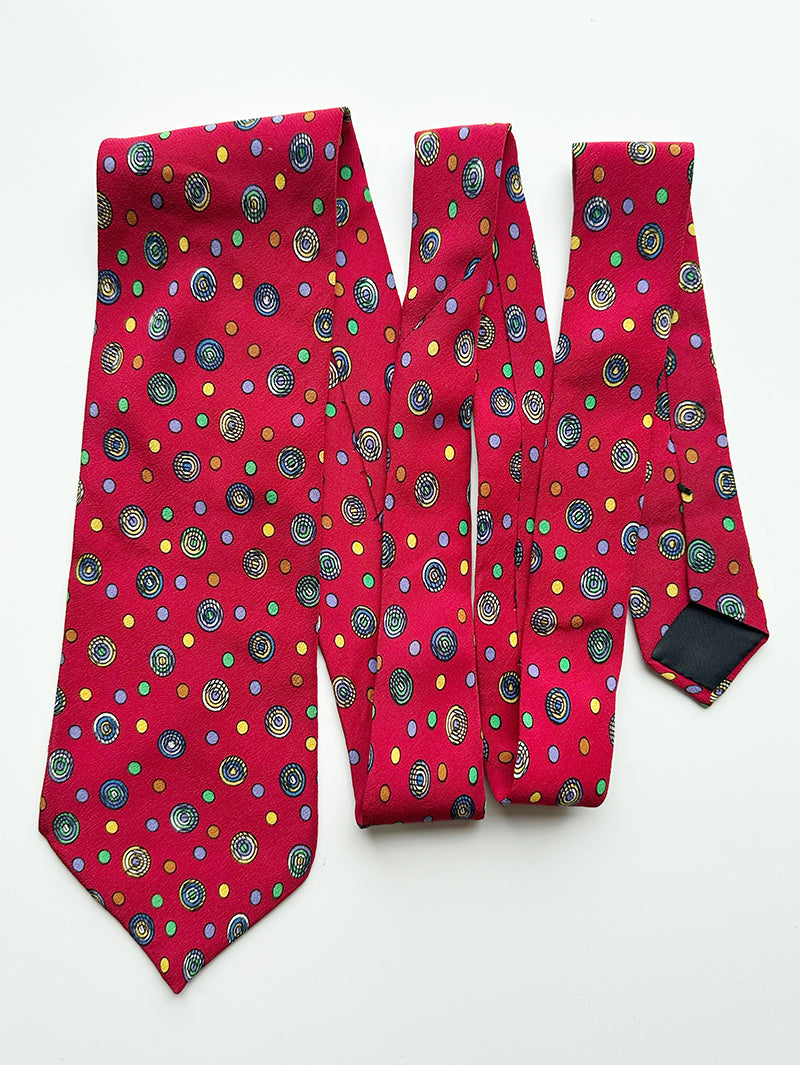 Vintage zijden designer stropdas