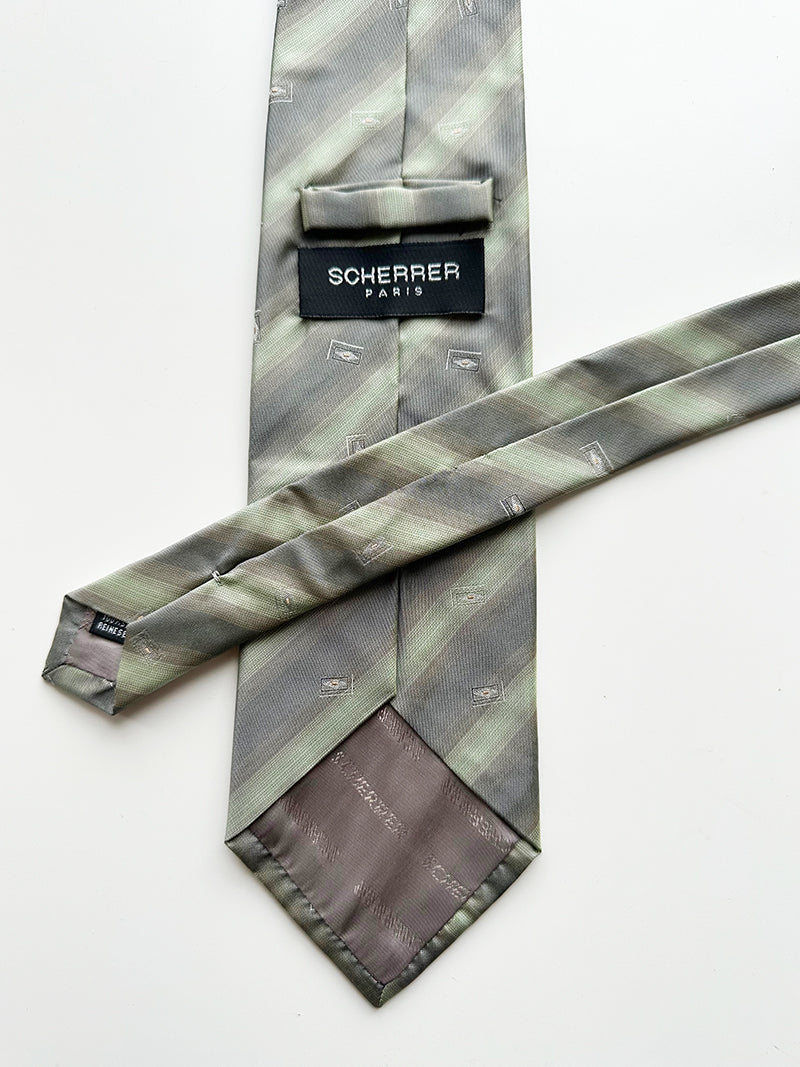 Vintage zijden designer stropdas