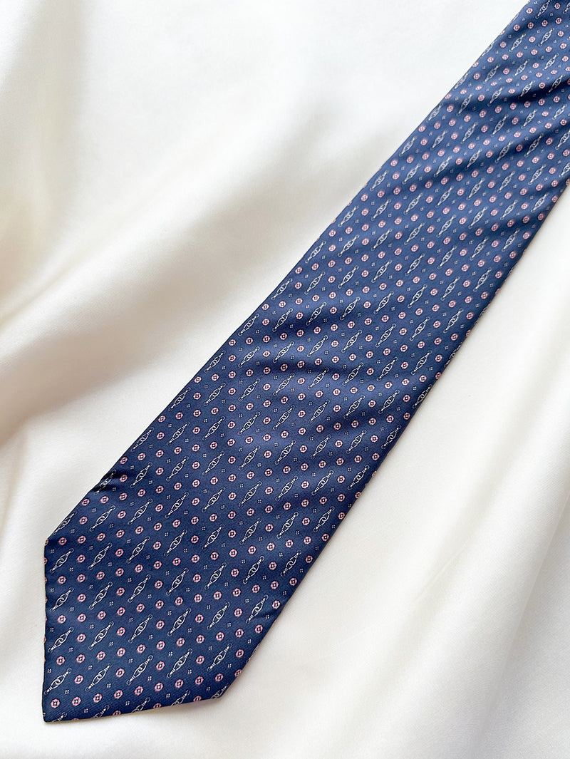 Vintage zijden designer stropdas