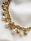Gouden collier met bedels