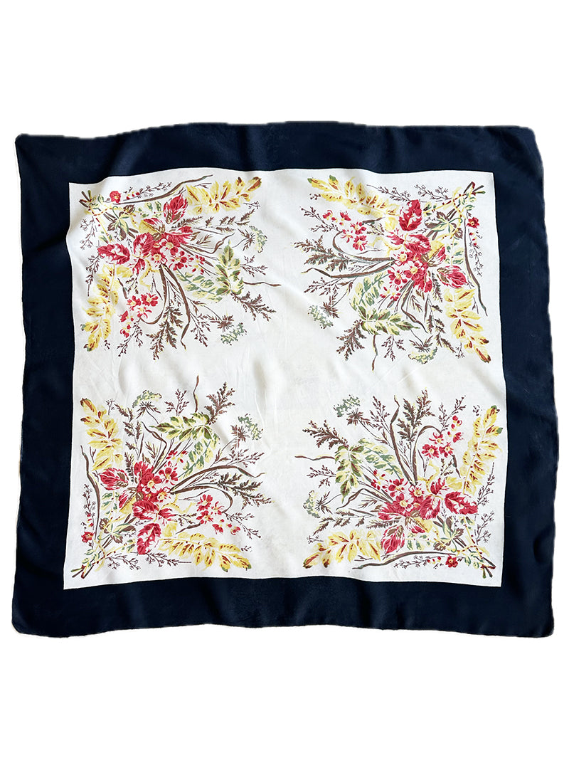 Zijden floral sjaal