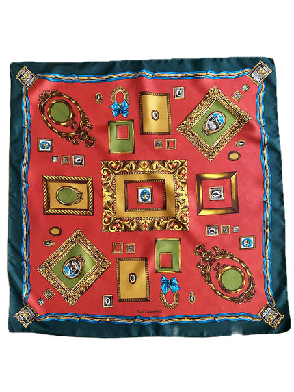 Zijden designer sjaal