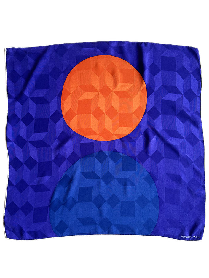 Zijden jacquard designer sjaal