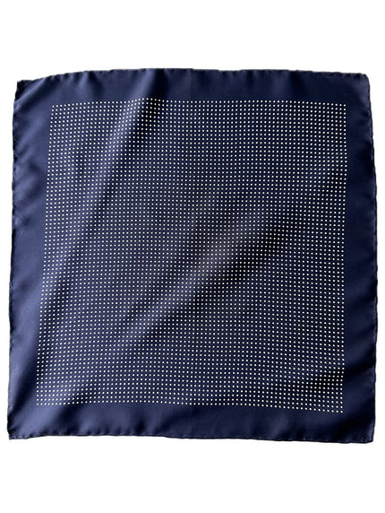Donkerblauwe polkadot gavroche