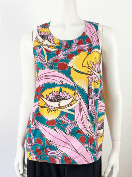 Katoenen floral top