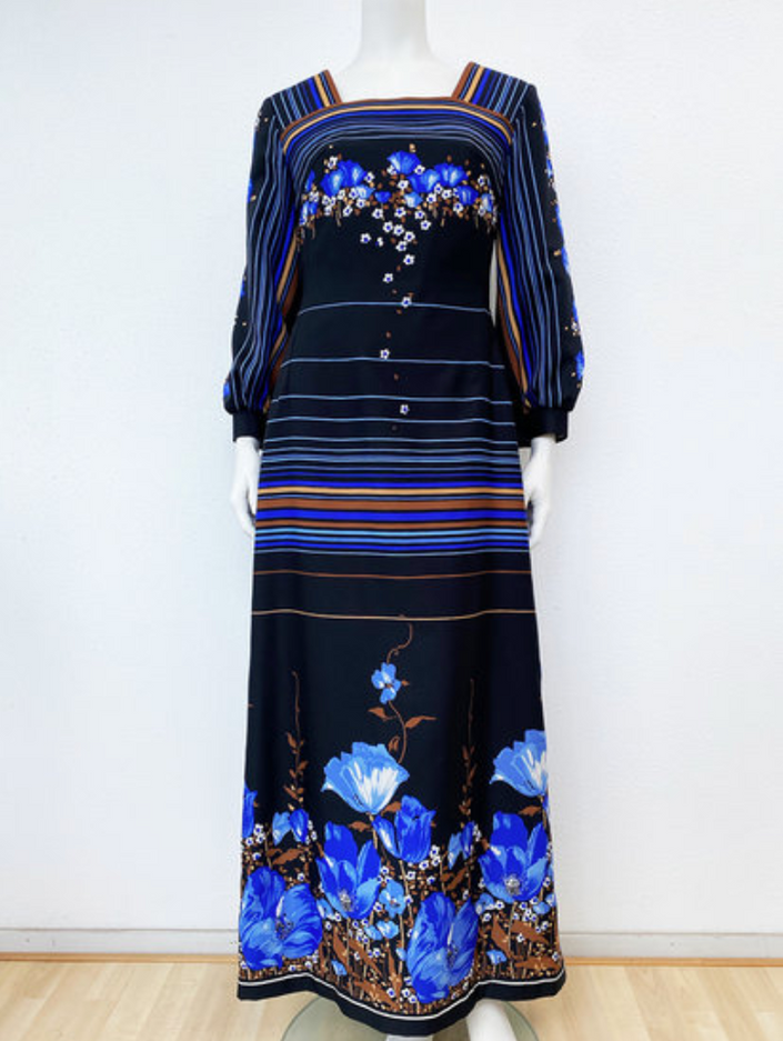 70s Trevira maxijurk