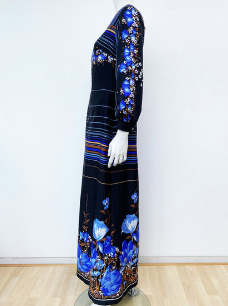 70s Trevira maxijurk