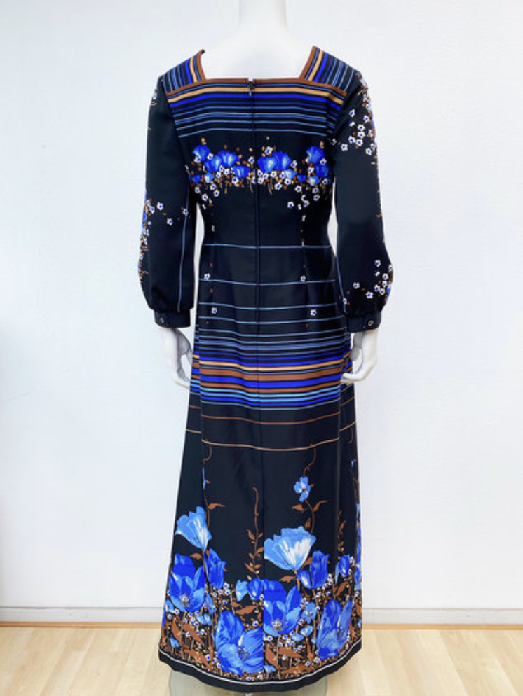 70s Trevira maxijurk