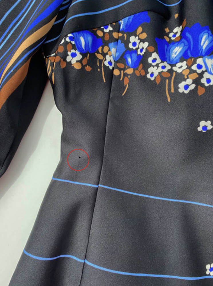 70s Trevira maxijurk