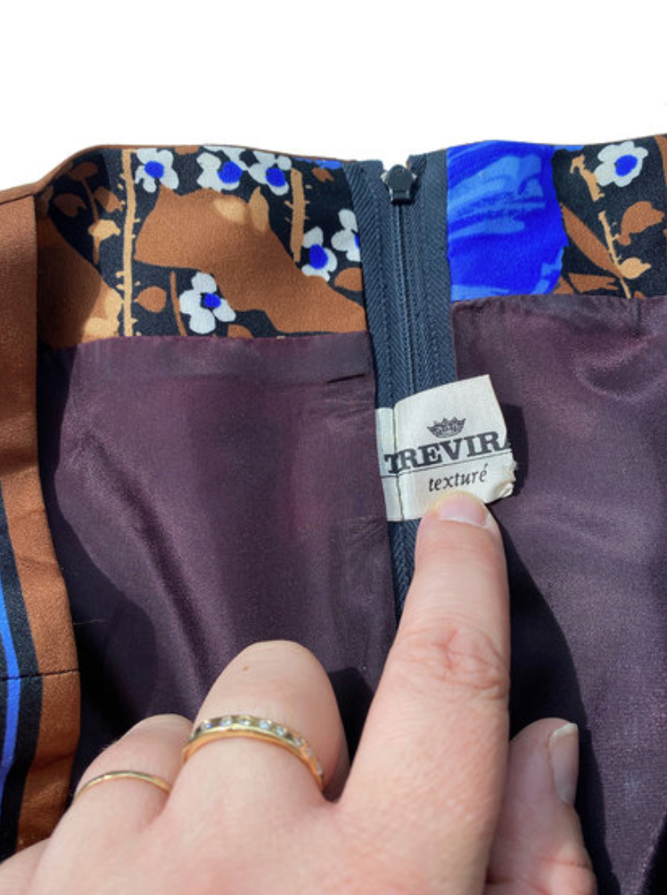 70s Trevira maxijurk