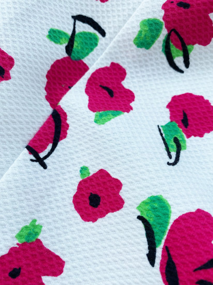 Floral katoenen kokerrok