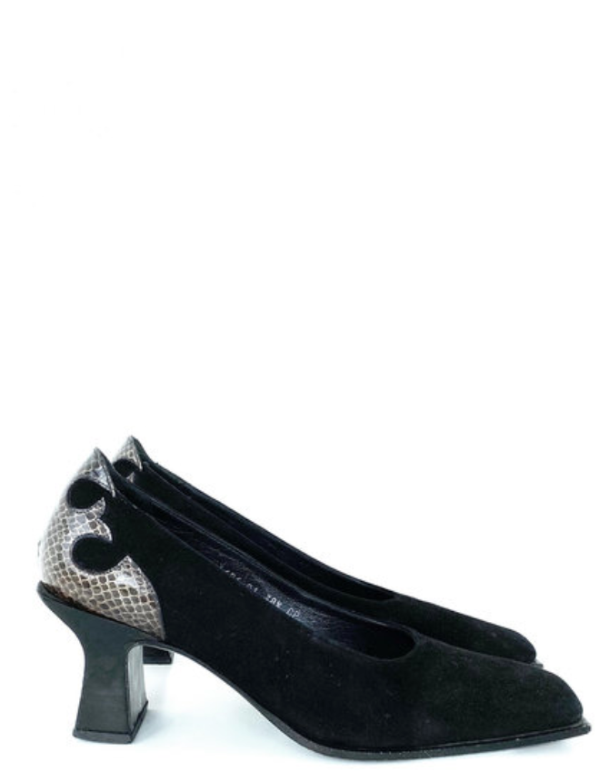 Zwarte pumps met vierkante neus | 38.5