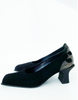 Zwarte pumps met vierkante neus | 38.5