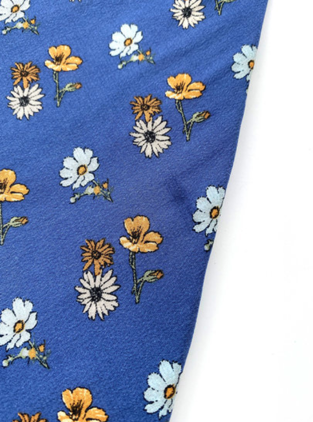 Zijden floral stropdas