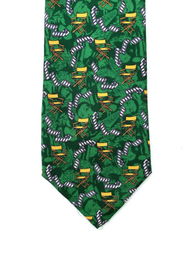 Zijden stropdas met regisseursstoelen