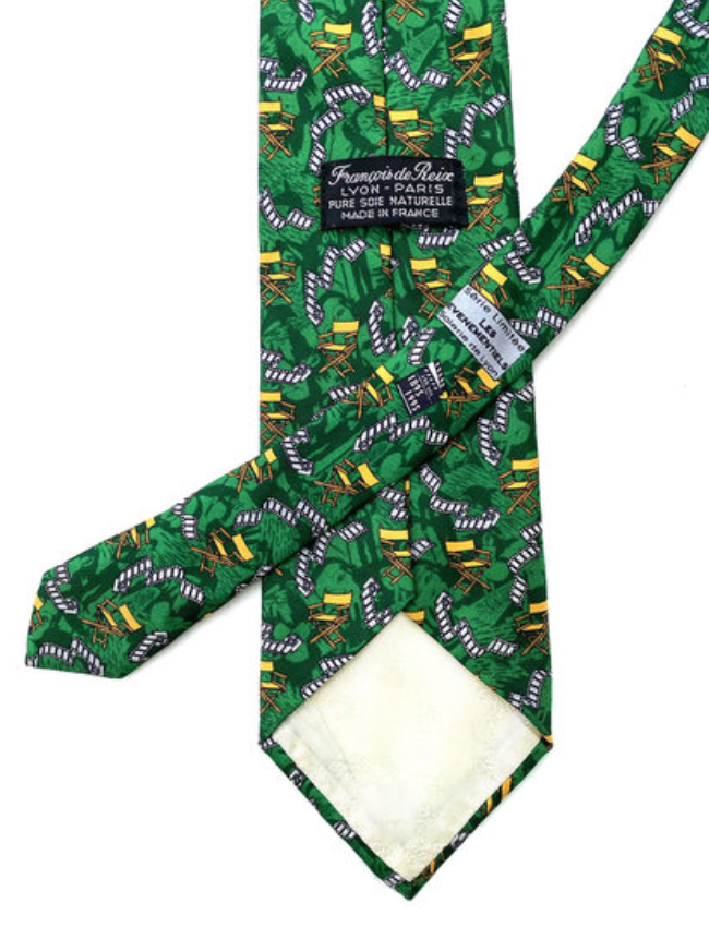 Zijden stropdas met regisseursstoelen