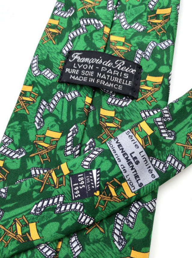 Zijden stropdas met regisseursstoelen