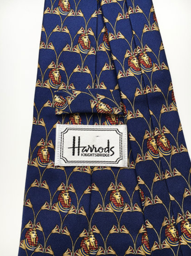 Zijden designer stropdas met clip